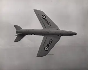 P1067: Hawker P1067 Hunter second prototype WB195 in the air