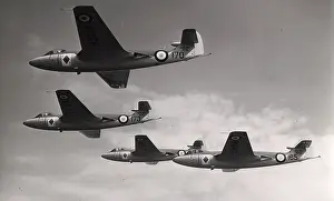 Four Hawker Sea Hawk Is