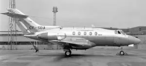 Prestwick: Hawker Siddeley HS-125-1A CF-SDA