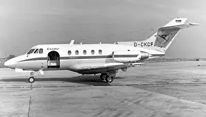 Stored: Hawker Siddeley HS-125 series 1B D-CKCF