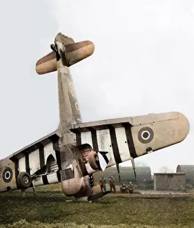 Taxying: Hawker Typhoon 1b nose over the type of event to be war?