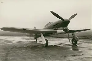 Exhaust: Hawker Typhoon first prototype P5212 in its original form