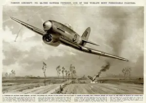 Warplanes: Hawker Typhoon, single-seat fighter-bomber 1944