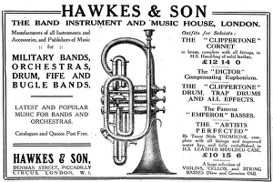 Boosey: Hawkes & Son - Musical Instruments. 1918 Advert
