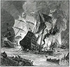 Sinks: Hawkins defeated by the Spanish