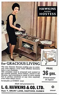 Gadgets: Hawkins electric hostess trolley advertisement