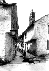 Hawkshead: Hawkshead, Flag Street 1892
