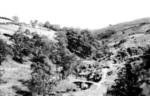 Haworth: Haworth, Bronte Bridge c1955