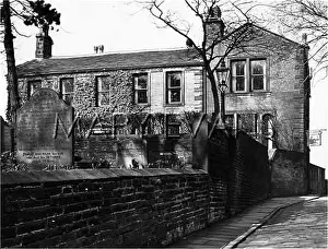 Parsonage: HAWORTH CHURCHYARD
