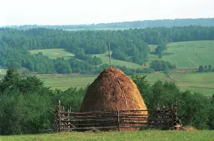 Valdai: Hay Harvest photo art work, 1992