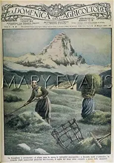 Cervino: HAY MAKING, ITALY