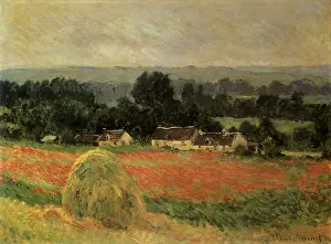 Forefront: Haystack at Giverny, by Monet