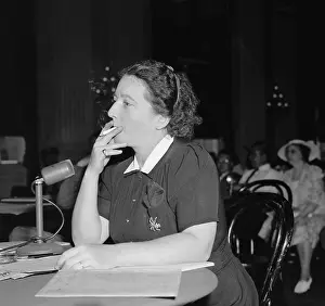 Communistic: Hazel Huffman, testifying against the WPA Theater