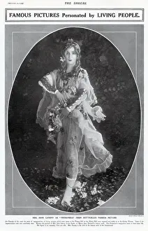 Botticelli: Hazel Lavery as Primavera by Botticelli