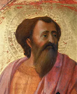 Polyptych: Detail of the head of