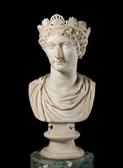 Agrippina: Head of Agrippina minor with diadem