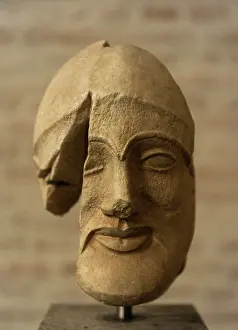 Archer: Head of an archer. East Pediment's Group of the Temple of Ae