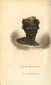Shoberl: Head of an Australian aboriginal