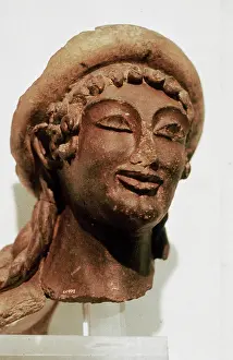 Veii: Head belonging to the clay