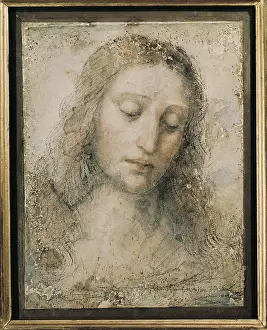 Brera: Head of Christ the Redeemer. 16th c. Leonardo