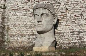 Beratit: Head of Constantine, Berat Castle, Berat, Albania