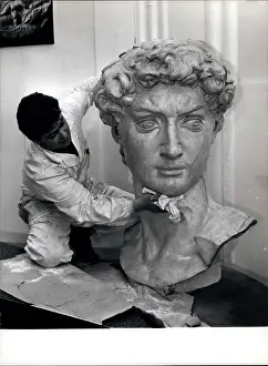 Pieta: Head of David, based on Michelangelo's sculpture