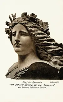 Schilling: The Head of Germania - Dresden, Germany