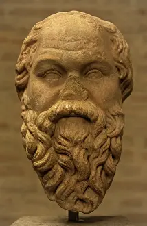 Socratic: Head of greek philosopher Socrates