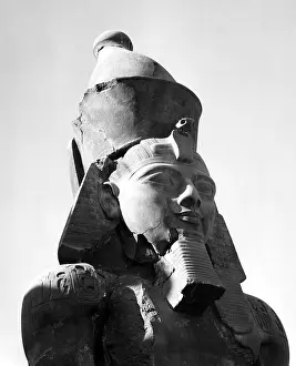 Sphinxes: The head of the huge statue of Ramses II, ?