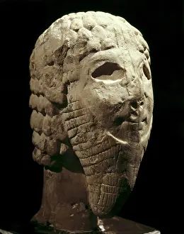 Jordans: Head of man. Iron Age