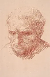Sanguine: Head of a Monk