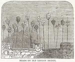 Spikes: Head on Old London Bridge