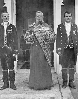 Attendants: Head porter of the Tsar with his assistants, 1906