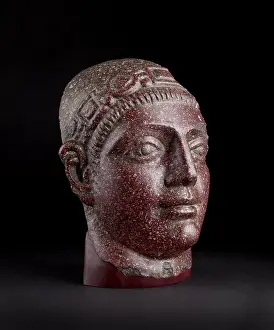 Porphyry: Head of a Roman Emperor