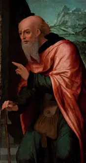 Nativity: Head of a Saint : possibly a Fragment of a Nativity