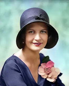 Gardenia: Head and Shoulders Portrait of Pleasant Attractive