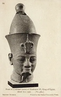 Exhibit: Head of a statue of Pharao Amenhotep III