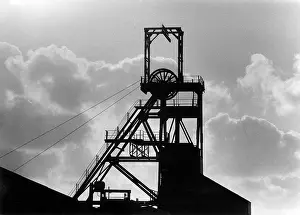 Geevor: Headgear of Geevor Tin Mine, Pendeen, Cornwall