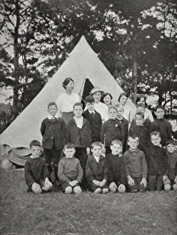 Orphan: Headingley Orphan Homes, Leeds - Boys at Camp