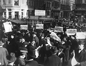 Premature: Headlines can be wrong. A crowd at Times Square