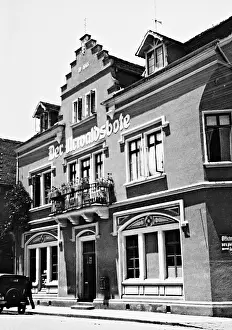 Headquarter: Headquarters of the German newspaper in Blumenau, 1934