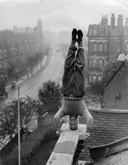 Cricklewood: Headstand on a roof