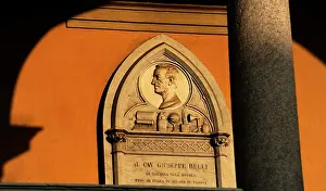 Giuseppe: Headstone of Giuseppe Belli (1791-1860). Italian physicist a