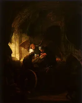 1636: The Healing of Tobit, by Rembrandt
