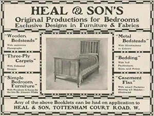 Heals: HEALS BED ADVERT