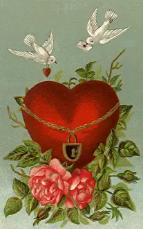 Sealed: Heart, Dove, Roses