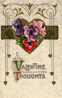 Overlaid: Hearts and Flowers