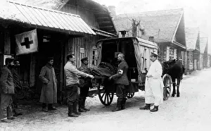 Heated: Heated ambulance at the eastern front, 1916