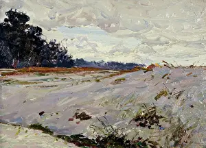 Iten: Heath with Trees in Background