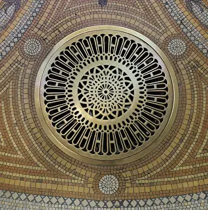 Vent: Heating vent, Hall, Societe Generale, Paris, France